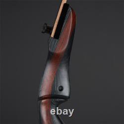 TOPARCHERY 62 Takedown Recurve Bow 20-50lbs Wooden Riser Archery Target Hunting