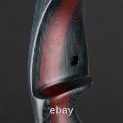 TOPARCHERY 62 Takedown Recurve Bow 20-50lbs Wooden Riser Archery Target Hunting