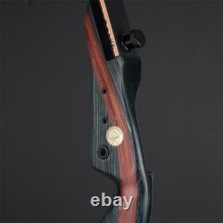 TOPARCHERY 62 Takedown Recurve Bow 20-50lbs Wooden Riser Archery Target Hunting