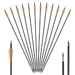 TOPARCHERY 62 Takedown Recurve Bow 20-50lbs Wooden Riser Archery Target Hunting