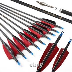 Takedown 60 Hunting Recurve Bow&Arrows 25-60lb Right Hand Bow Archery Target US