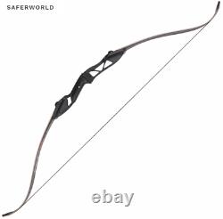 Takedown Recurve Bow Archery Metal Shooting Hunting Training Alloy Fiberglass S