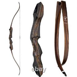 Takedown Recurve Bow Handmade Bow and Arrow for Adults Tradition Hunting and