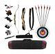 Takedown Recurve Bow And Arrow Set 62 Classic Traditional Wooden Bow For Adu