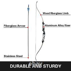 Takedown Recurve BowSet 20LBS Archery BowArrow Adults Youth Shooting Practice