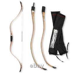 Takedown Traditional Bow 54 Tatar Recurve Bow Hunting Bow for Adult 35lbs