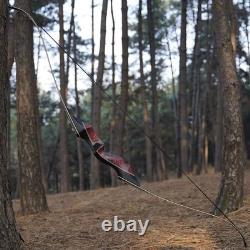 Takedown Traditional Recurve Bow 60 Horse Hunting Bow for Adult 20-50lbs