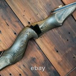 The Inspected Black Hunter Recurve Bow by Shattperproof Archery 35 lb, Right
