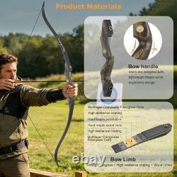Toparchery 60 Archery Recurve Bow Takedown Bow Hunting Bow And Arrow Set Adult