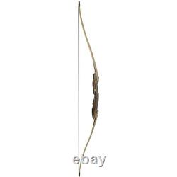 Traditional Longbow 64 Takedown Recurve Bow Hunting Bow for Adult 50lbs