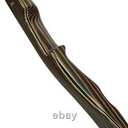 Traditional Longbow 64 Takedown Recurve Bow Hunting Bow for Adult 50lbs