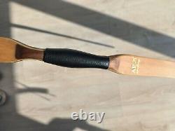 Traditional Oak Yuan Bow Handmade Horse Bow Recurve Bow AF archery 42lbs