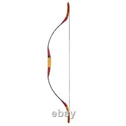 Traditional Recurve Bows 15-50lbs Handmade Longbow Wood Horsebow Hunting Archery