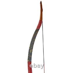 Traditional Recurve Bows 15-50lbs Handmade Longbow Wood Horsebow Hunting Archery