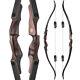 Traditional Wooden Riser 60 Takedown Recurve Bow Archery Hunting Rh 30-60lbs