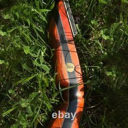 Tradtional Longbow Set 60 Recurve Bow Set Hunting Bow for Competition 25-50lbs