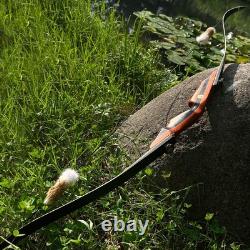 Tradtional Longbow Set 60 Recurve Bow Set Hunting Bow for Competition 25-50lbs