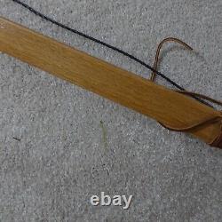 Trudder Bows Archery Traditional Vintage Recurve Bow Brown 45lbs. Right