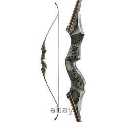 US 50lbs Takedown Recurve Bow 60 Archery Bamboo Core Limbs Hunting Black Hunter US 50lbs Takedown Recurve Bow 60 Archery Bamboo Core Limbs Hunting Black Hunter