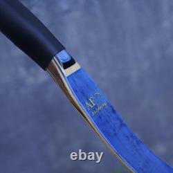 US 54inch Crimea Tatar Bow Blue Birds Eye Recurve Bow Horse Bow Archery Beginner