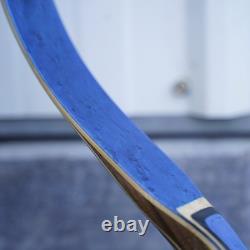 US 54inch Crimea Tatar Bow Blue Birds Eye Recurve Bow Horse Bow Archery Beginner