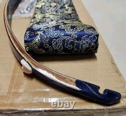 US 54inch Crimea Tatar Bow Blue Birds Eye Recurve Bow Horse Bow Archery Beginner