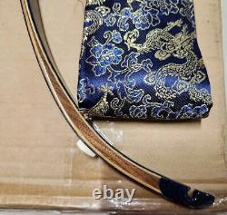 US 54inch Crimea Tatar Bow Blue Birds Eye Recurve Bow Horse Bow Archery Beginner