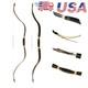 Us Af Archery 54'' Tatar Black Recurve Bow Horseback Bow For Shooting Practice