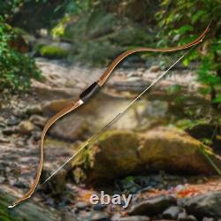 US Stock AF Archery 54'' Tatar Bow Traditional Recurve Bow Horse Bow 25lbs Oak