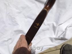 Used Vintage Browning Safari II Wood Recurve Archery Bow 54# @ 28