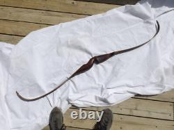 Used Vintage Browning Safari II Wood Recurve Archery Bow 54# @ 28