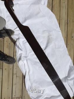 Used Vintage Browning Safari II Wood Recurve Archery Bow 54# @ 28