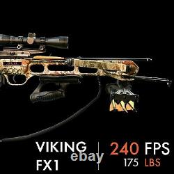 VIKING FX1 (BLACKOUT EDITION) Recurve Crossbow Package 4X32 Scope