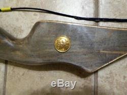 VINTAGE 1970s BEAR TIGERCAT 56 RH 50/55# RECURVE BOW