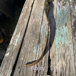 VINTAGE BEAR GRIZZLY RECURVE BOW RH #45 58 Green Brown KR71547