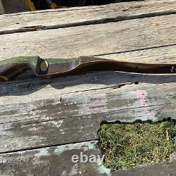 VINTAGE BEAR GRIZZLY RECURVE BOW RH #45 58 Green Brown KR71547