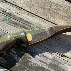 VINTAGE BEAR GRIZZLY RECURVE BOW RH #45 58 Green Brown KR71547