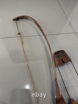VTG Right Hand Bear Archery Glass-Powered Black Bear Recurve Bow AMO 60 55# RH
