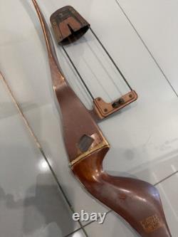 VTG Right Hand Bear Archery Glass-Powered Black Bear Recurve Bow AMO 60 55# RH