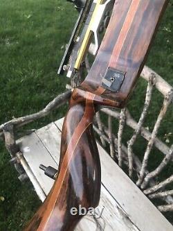 Very Rare! Tice And Watts Archery The Master Recurve Bow 32# @ 28 AMO 66 RH