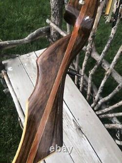 Very Rare! Tice And Watts Archery The Master Recurve Bow 32# @ 28 AMO 66 RH