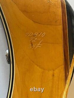 Vintage 1953 BEAR TAMERLINE Bow #34, 72, 7DB10, Wood Inlay, Beautiful