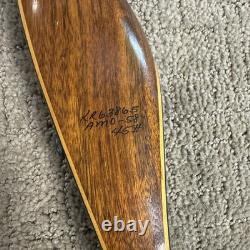 Vintage 1953 Bear Archery Bear Grizzly Recurve Bow 58in 45lb Draw RH Read