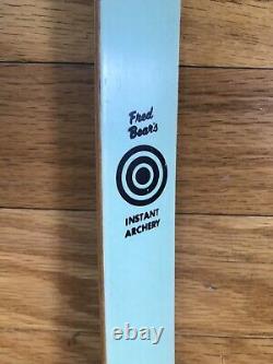 Vintage 1953 Fred Bear Instant Archery Recurve Bow Amo 60 Take A Look