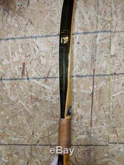 Vintage 1955 Bear Archery GRIZZLY 47# 62 Static patented RECURVE BOW NICE RH/LH