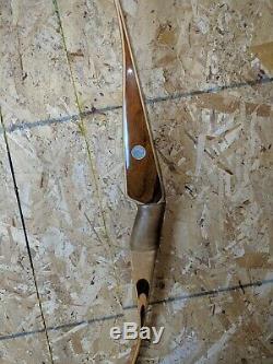 Vintage 1960 Bear Grizzly 50# 62 Recurve Bow very sharp