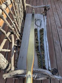 Vintage 1962 Bear Kodiak Magnum Recurve Archery Bow AMO 52 45# Right Handed