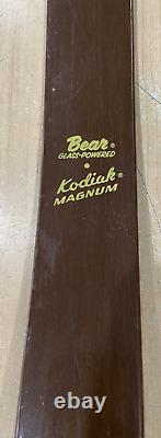 Vintage 1966 Bear Archery Kodiak Magnum 52 45# Recurve Bow Pre-owned