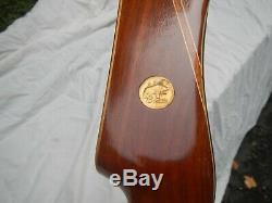 Vintage 1966 Bear Glass Powered Kodiak Right Handed Recurve Bow 60 40# Archery