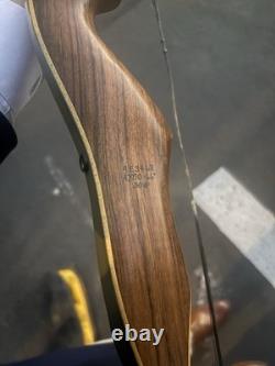 Vintage 1966 Bear Polar Archery Recurve Bow 66 AMO 30# RH Grayling MI